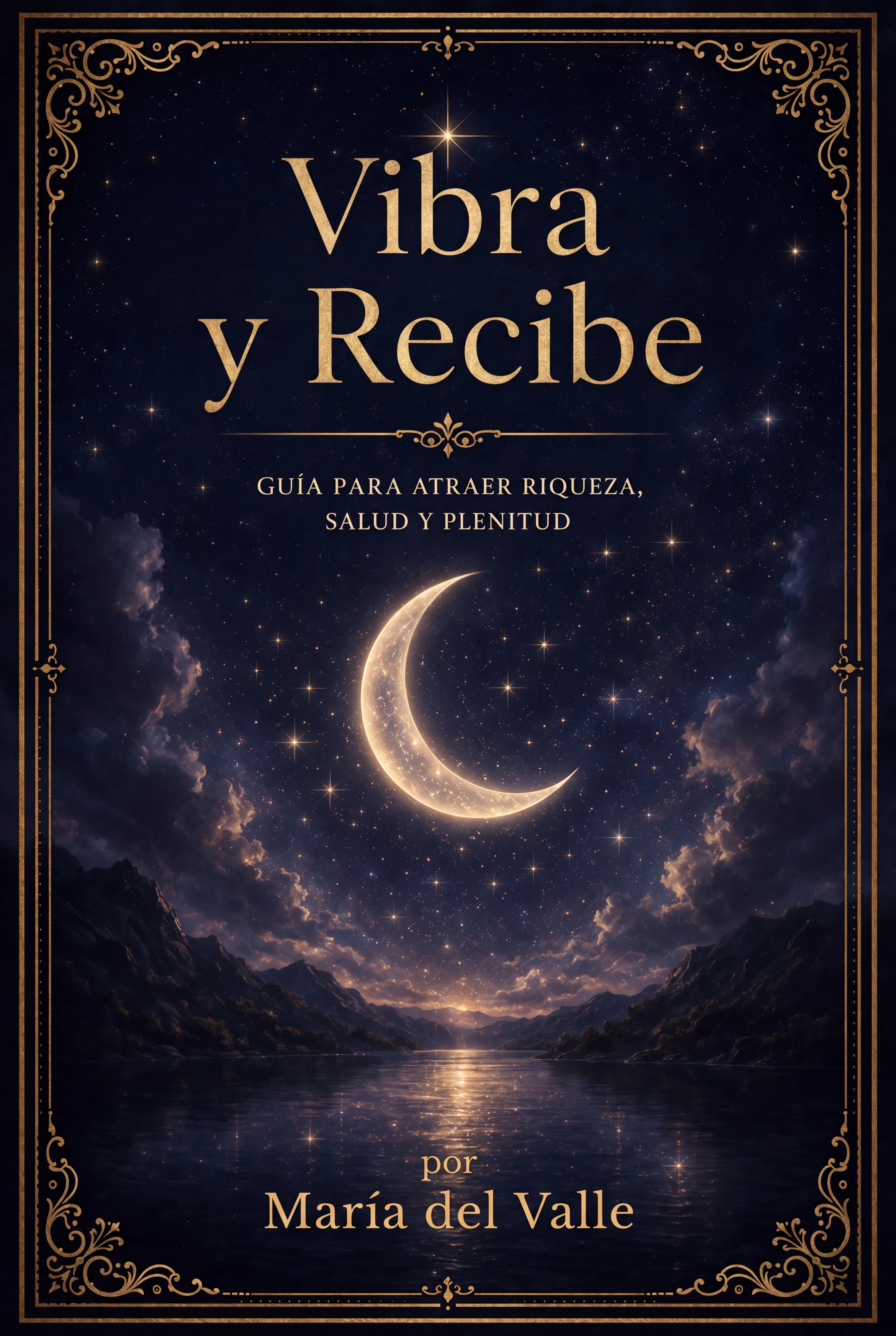 Vibra y Recibe por María del Valle — Portada